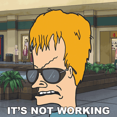 It'S Not Working Beavis GIF
