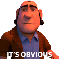 Its Obvious Blinky Kelsey Sticker