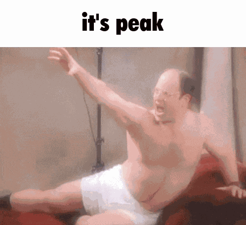 Its Peak George Costanza GIF