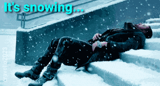 Its Snowing Ryan Gosling GIF