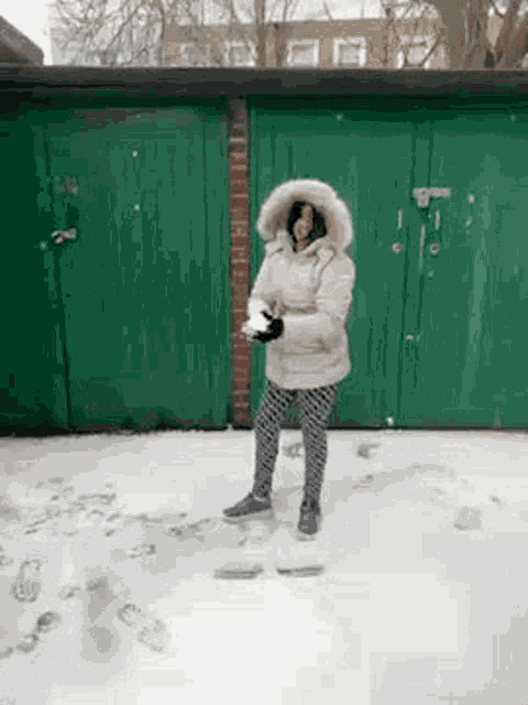 Its Snowing Snow GIF