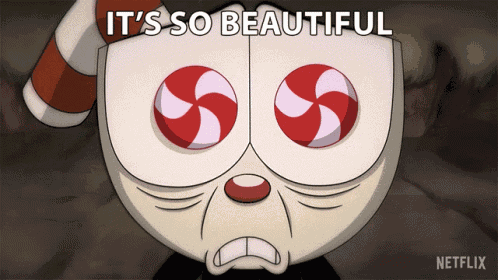 Its So Beautiful Cuphead GIF