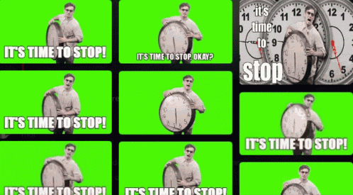 Its Time To Stop Stop GIF