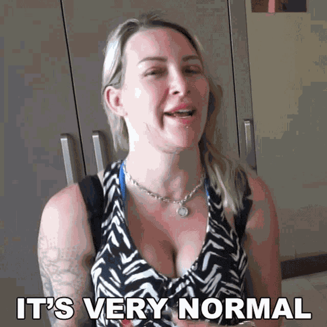 Its Very Normal Tracy Kiss GIF