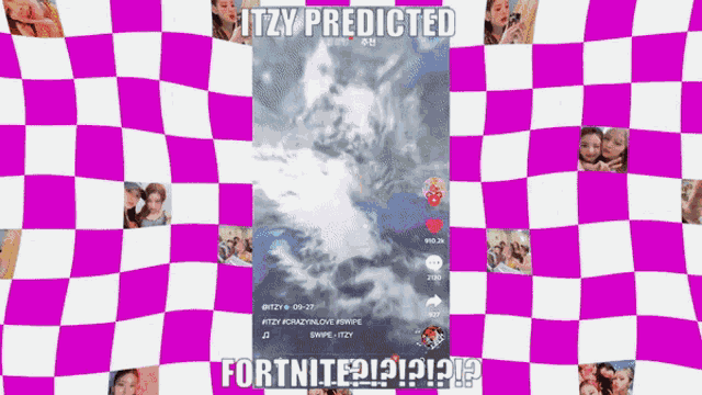 Itzy Fortnite GIF