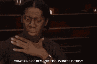 J Alexander Clutching My Pearls GIF