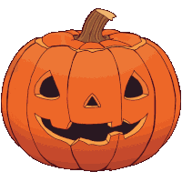 Jack-o-lantern Lit Sticker