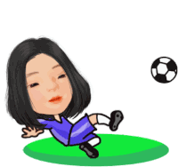 Jagyasini Singh Football Kick Sticker