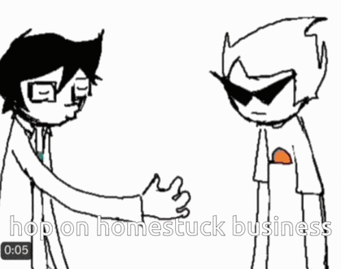 Jake English Dirk Strider GIF