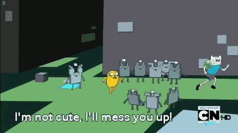 Jake Im Not Cute GIF