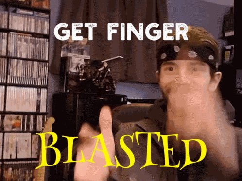 Jake Randall Finger Gun Blast GIF