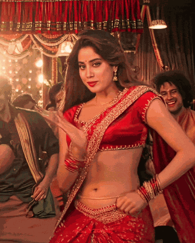 Janhvi Kapoor Param Sundari GIF