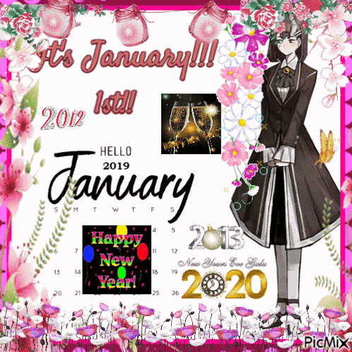 January New Year GIF