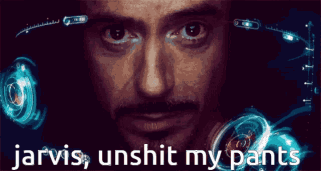 Jarvis Unshit My Pants Jarvis GIF