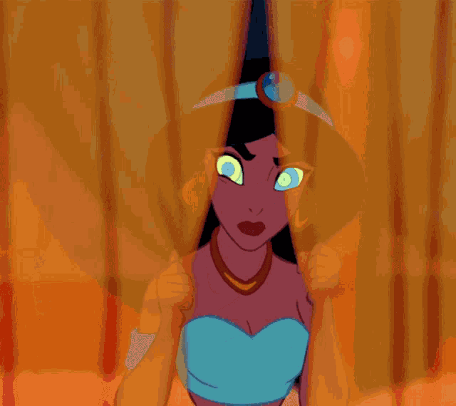 Jasmine Hypnotized By Kaa GIF