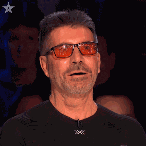 Jaw Dropped Simon Cowell GIF