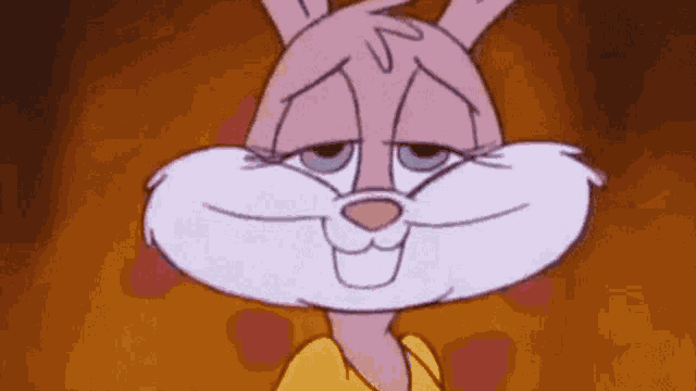 Jeez Shucks Thanks Babs Bunny GIF