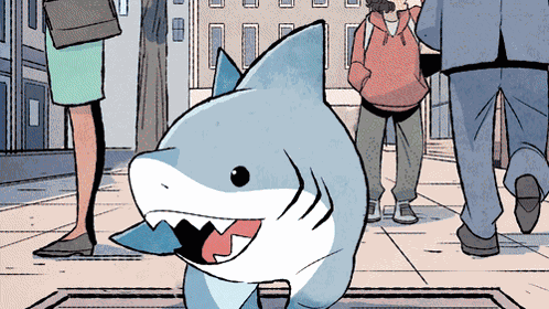 Jeff Land Shark GIF