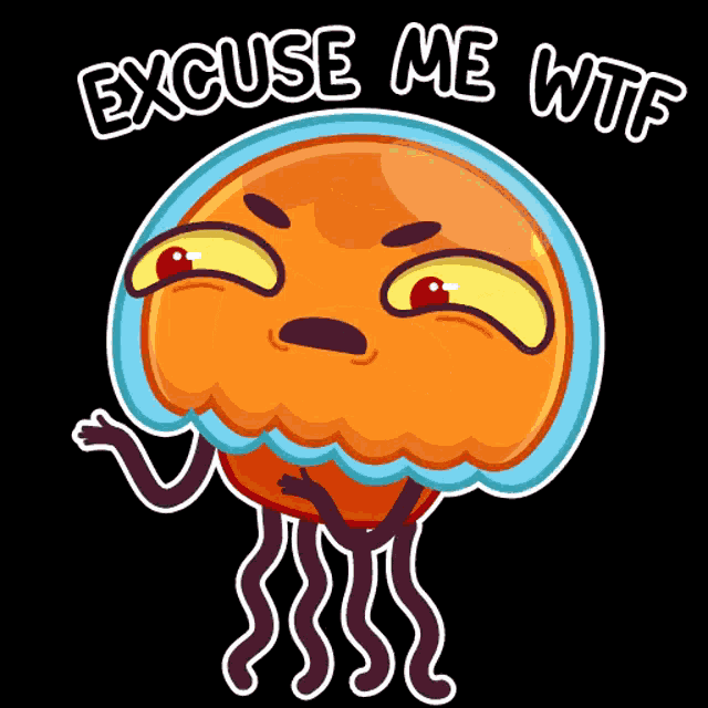 Jellyfish Excuse Me Wtf GIF