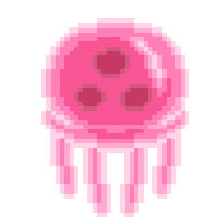 Jellyfish Spongebob Sticker