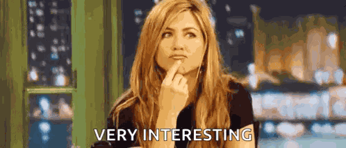 Jennifer Aniston Thinking GIF