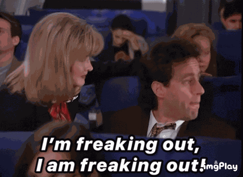 Jerry Seinfeld Freaking Out GIF