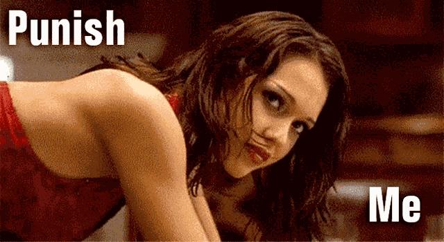 Jessica Alba Punish Me GIF