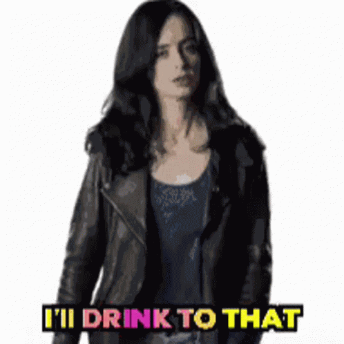 Jessica Jones Ill Drink To That GIF