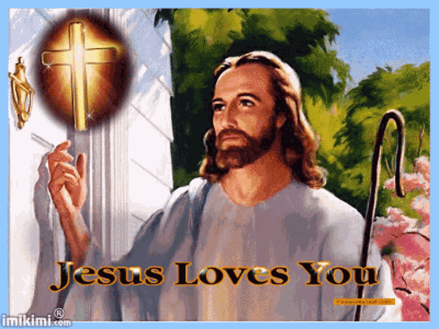 Jesus Christ Jesus Loves You GIF