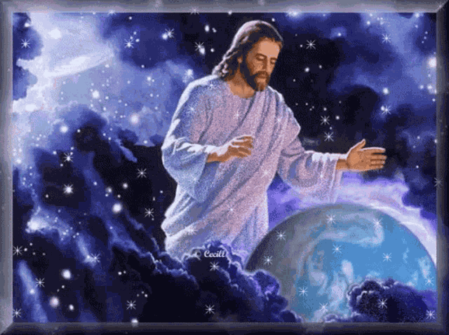 Jesus Earth GIF