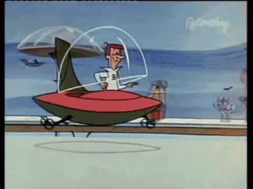 Jetsons Suitcase Car GIF