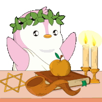 Jewish Shabat Shalom Sticker