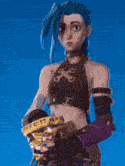 Jinx Fortnite Arcane GIF