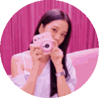 Jisoo Pink Sticker