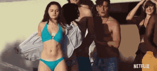 Joey King Swimsuit GIF