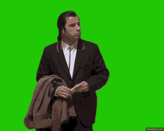 John Travolta Green Screen GIF