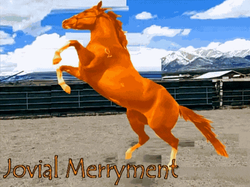 Jovialmerryment Horse Race GIF