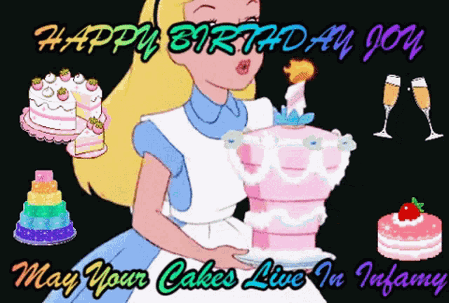 Joy Birthday Happy Birthday GIF