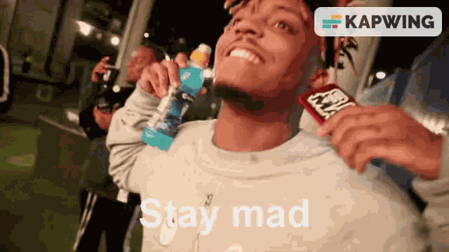 Juice Wrld Stay Mad GIF