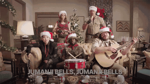 Jumanji Bells Dwayne Johnson GIF