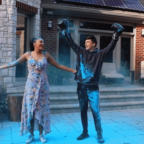 Jump Hug Hailey Laine GIF