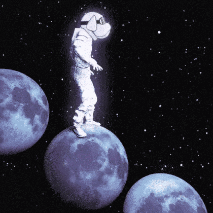 Jump Moon GIF