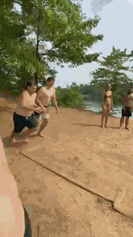 Jumping Into Lake Jump Off Cliff Into Water GIF