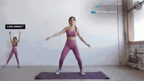 Jumping Jacks Exercise GIF
