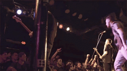 Jumping To The Crowd Dan Oconnor GIF