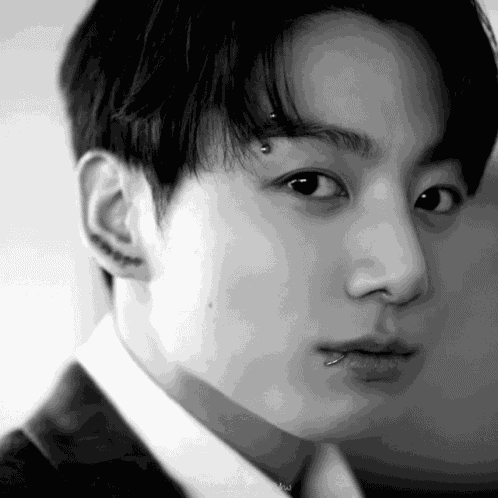 Jungkook Black And White Jeon Jungkook GIF