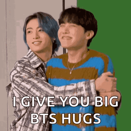 Jungkook Hug Hoseok Hug GIF
