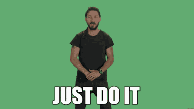 Just Do It Strong GIF