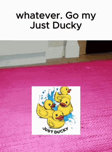 Just Ducky Dust Jucky GIF