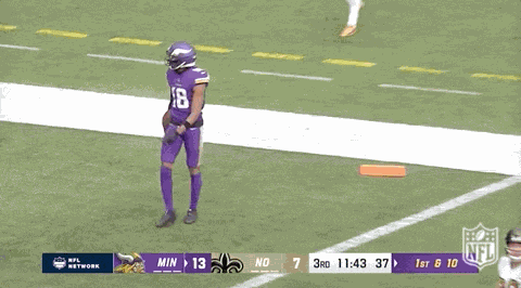 Justin Jefferson Vikings GIF